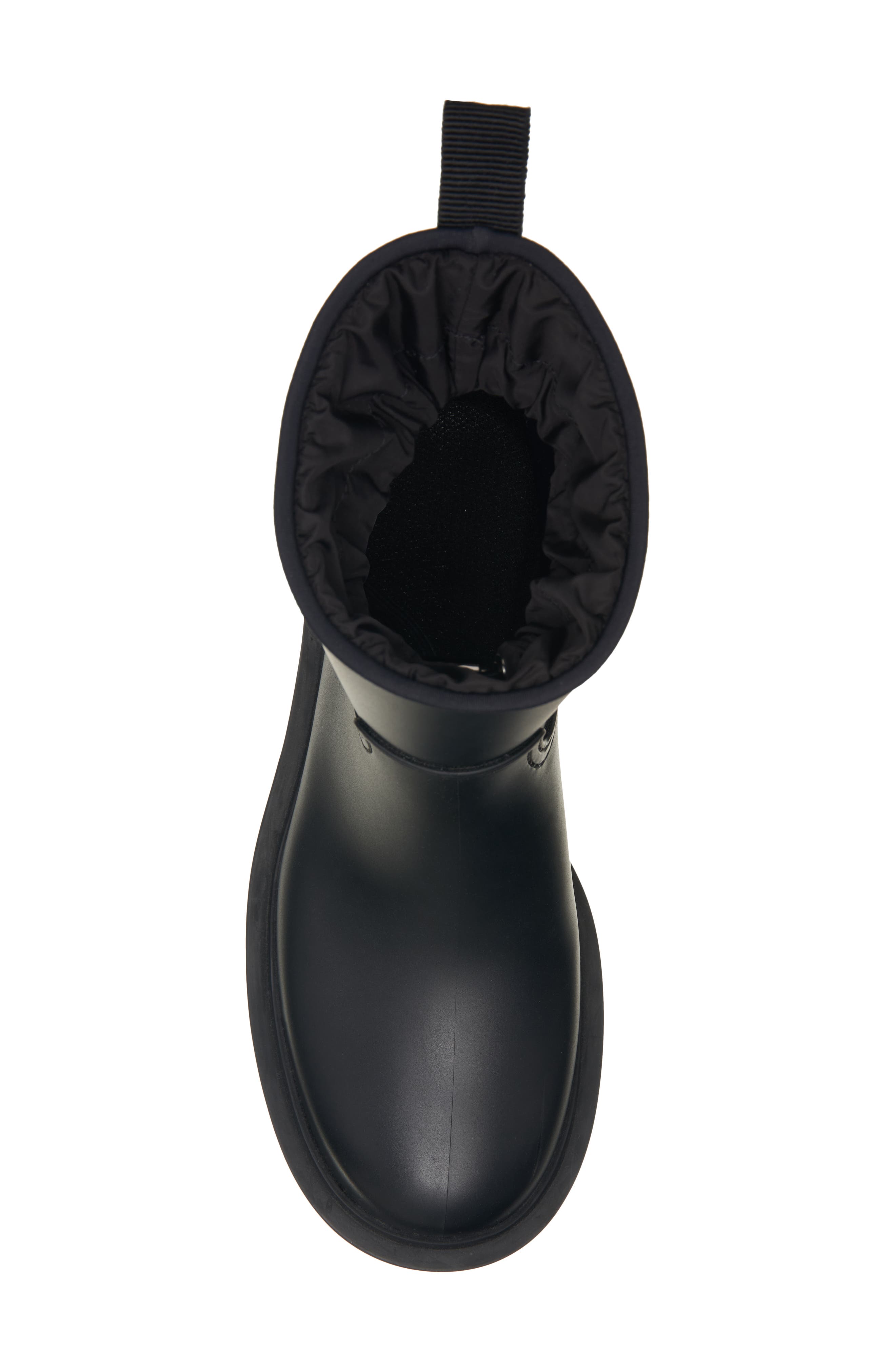 Moncler Kickstream Waterproof Chelsea Rain Boot, Alternate, color, Black