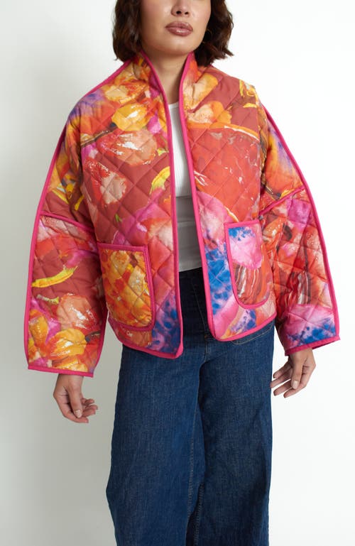 Florencia Davalos Marcia Reversible Jacket In Multi