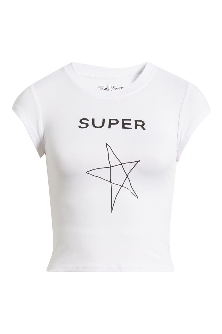 The Star Graphic T-Shirt, Alternate, color, WHITE