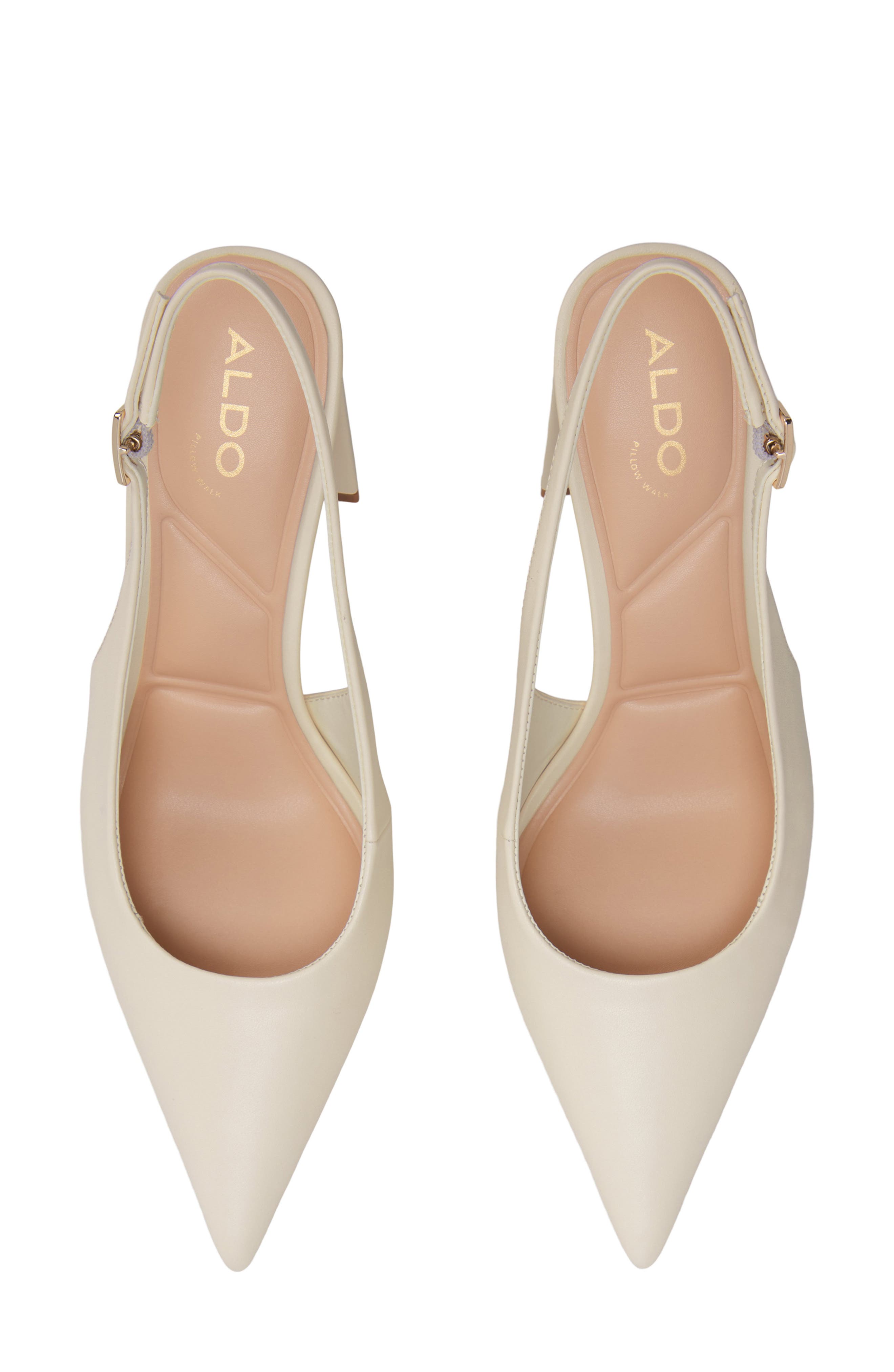 Jannette Slingback Pointed Toe Pump, Alternate, color, WHITE