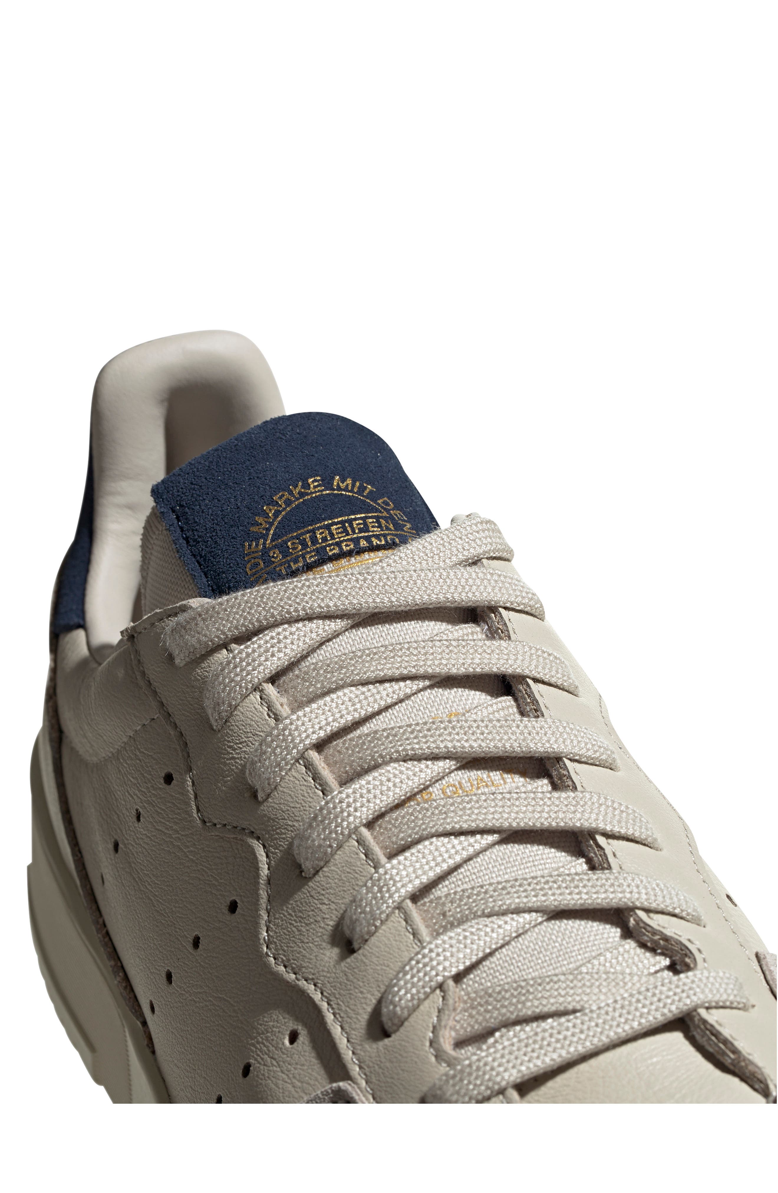 Supercourt Sneaker, Alternate, color, CLEAR BROWN/ COLLEGIATE NAVY