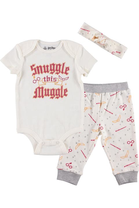 Bodysuit Pants and Headband Set