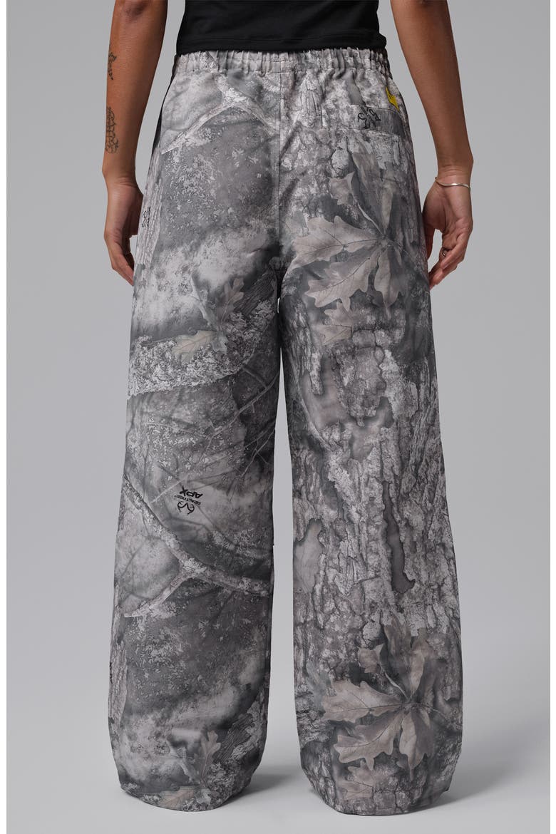 Jordan Brooklyn Realtree APX Print Wide Leg Pants, Alternate, color, WHITE/ BRIGHT CITRON