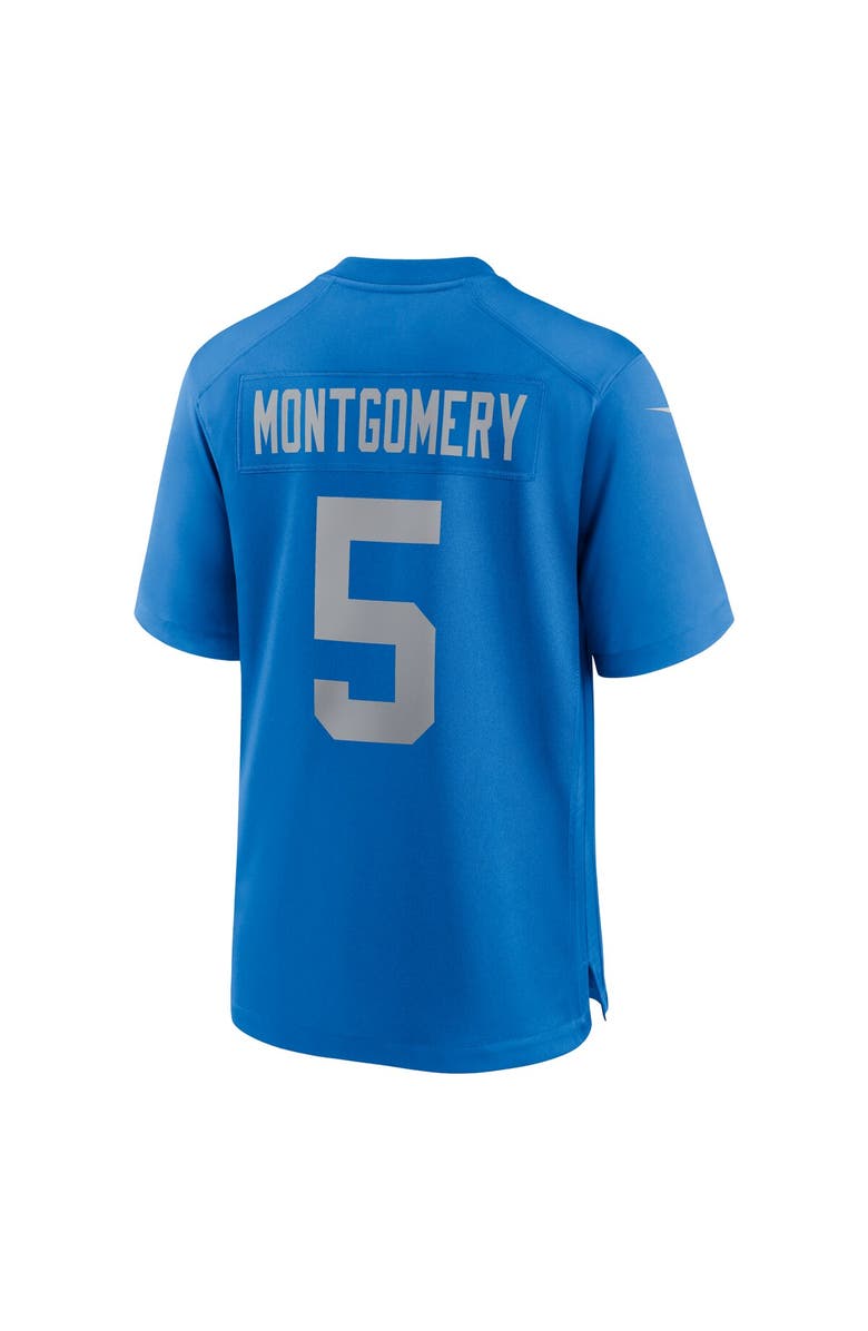 Nike Men's Nike David Montgomery  Blue Detroit Lions Alternate Game Jersey, Alternate, color, Blue