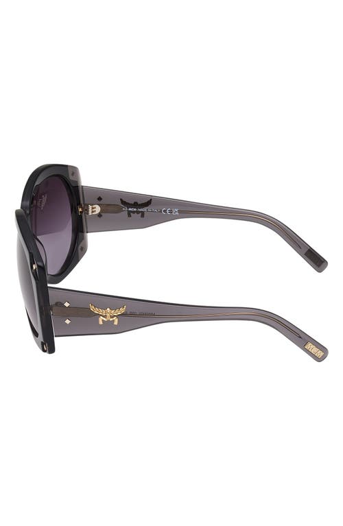 Mcm Smoke Gradient Oval Unisex Sunglasses Mw0005 05b 61 In Black