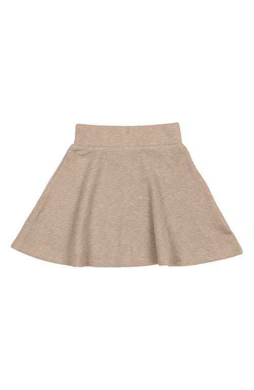 Maniere Manière Kids' Flare Skirt In Brown