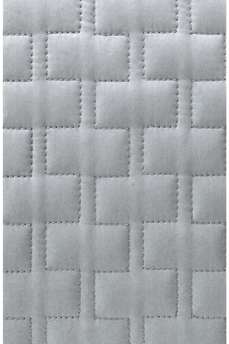 Luxury 100% Viscose Cooling Quilted Brick Coverlet, Alternate, color, Stone