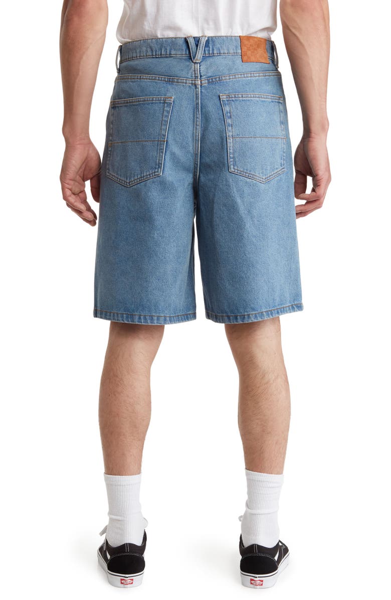 Vans Check-5 Baggy Denim Shorts, Alternate, color, 