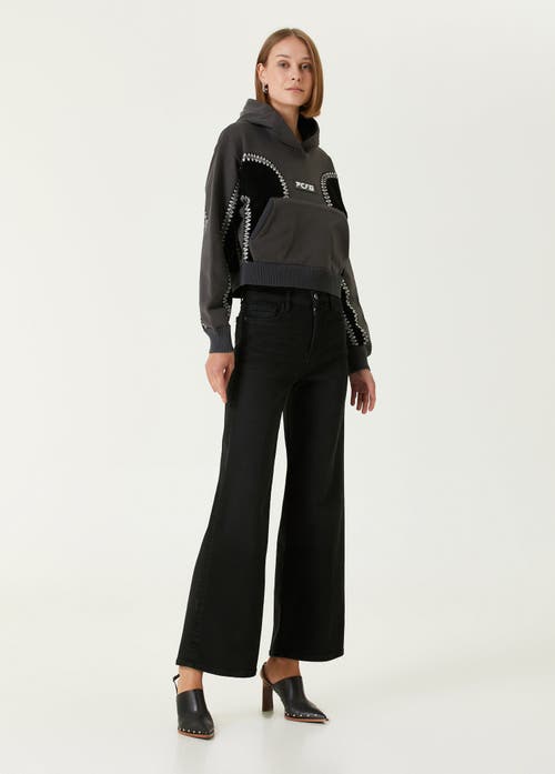 Pcfg Cotton Panelled Hoodie In Black