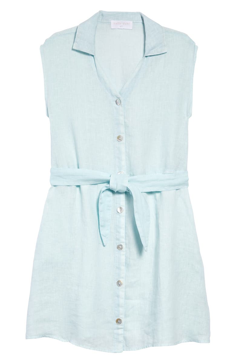 Bella Dahl Belted Linen Shirtdress, Main, color, 