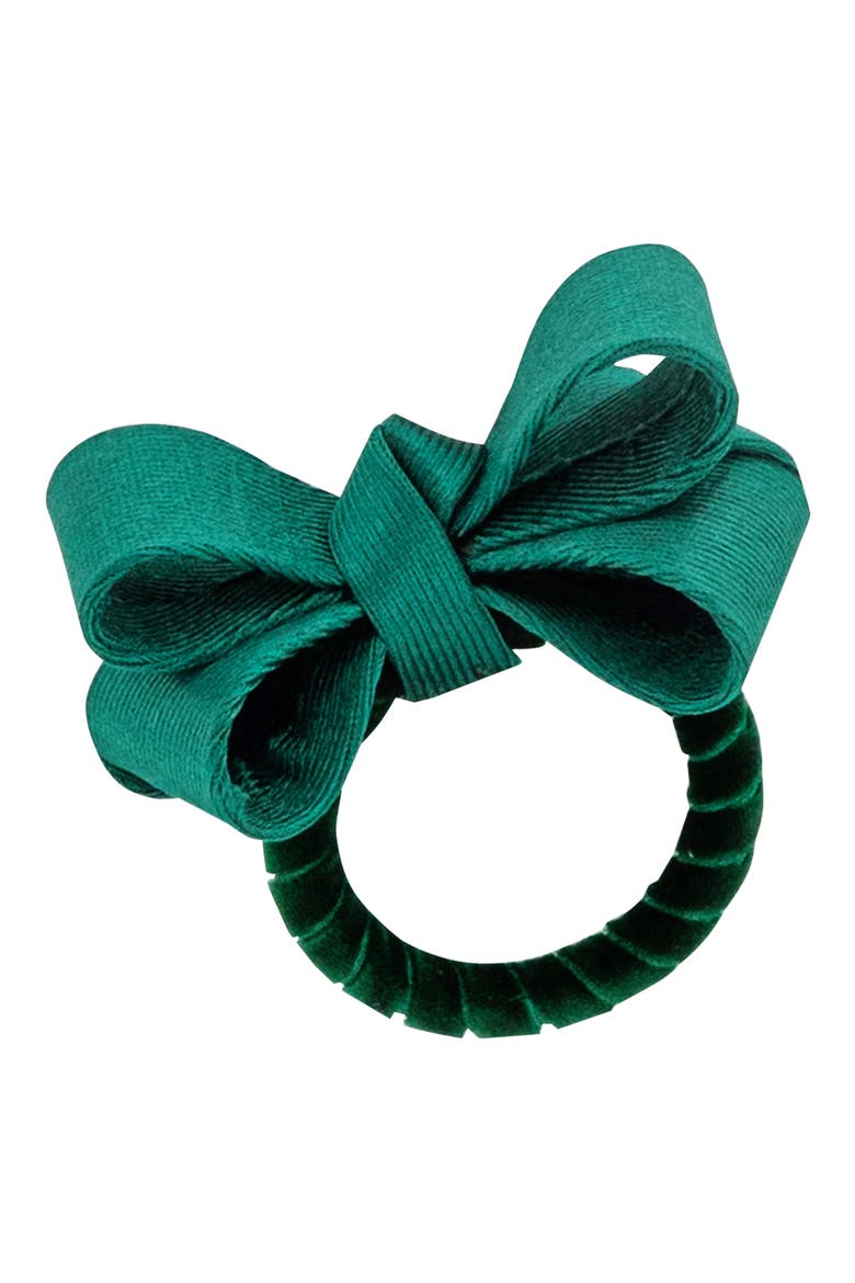 Tuxedo Green Napkin Ring, Main, color, EVERGREEN