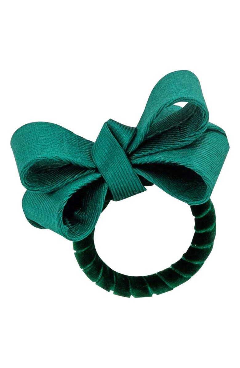 Juliska Tuxedo Green Napkin Ring, Main, color, Evergreen