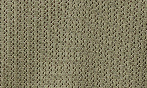 Mango Openwork Knit Cotton Polo In Green