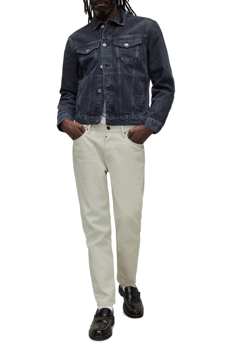 AllSaints Jack Crop Tapered Jeans, Alternate, color,