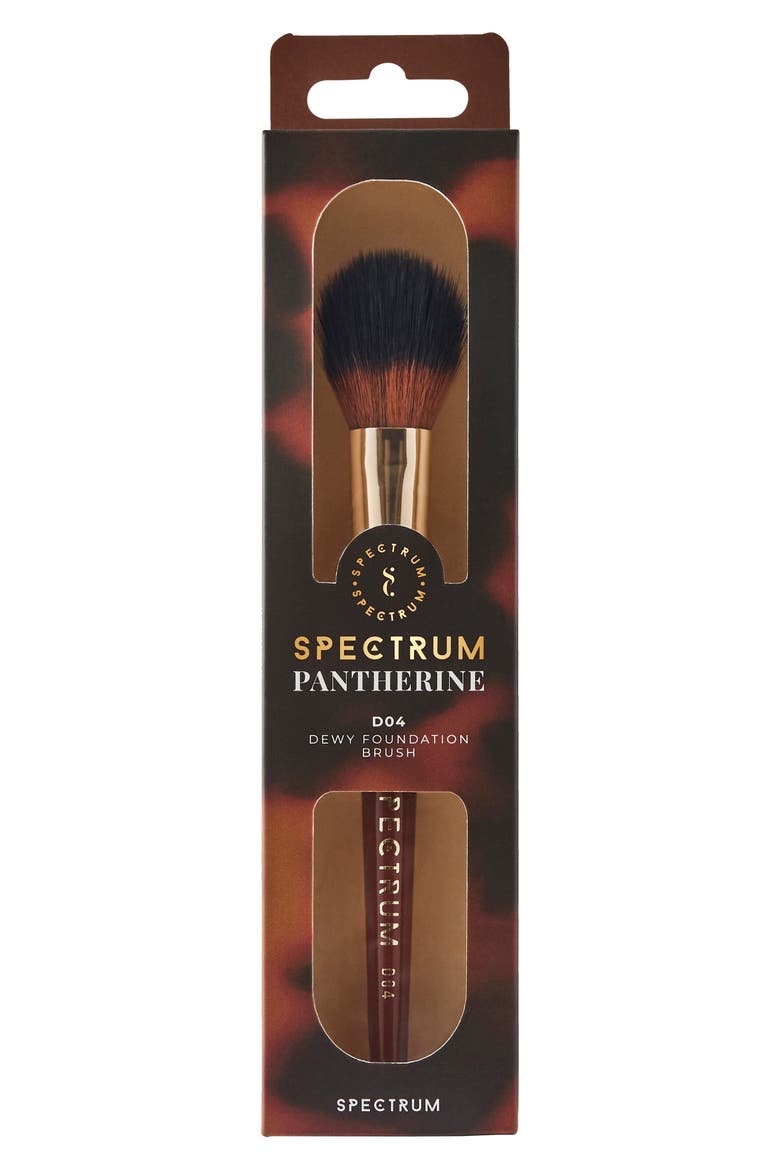 Pantherine Dewy Foundation Brush, Alternate, color, BROWN
