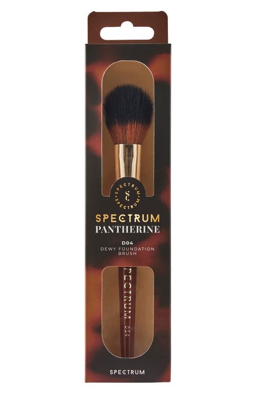 Spectrum Pantherine Dewy Foundation Brush In Brown
