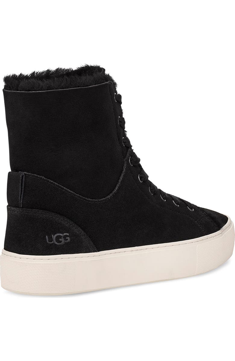 UGG<sup>®</sup> Beven Genuine Shearling High Top Sneaker, Alternate, color,