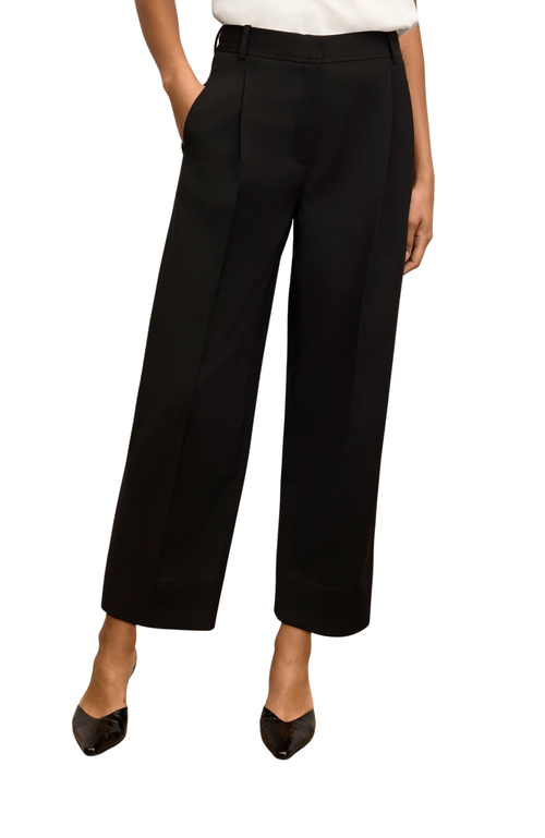 M.m.lafleur Arlo Air Twill Breeze Pant In Black