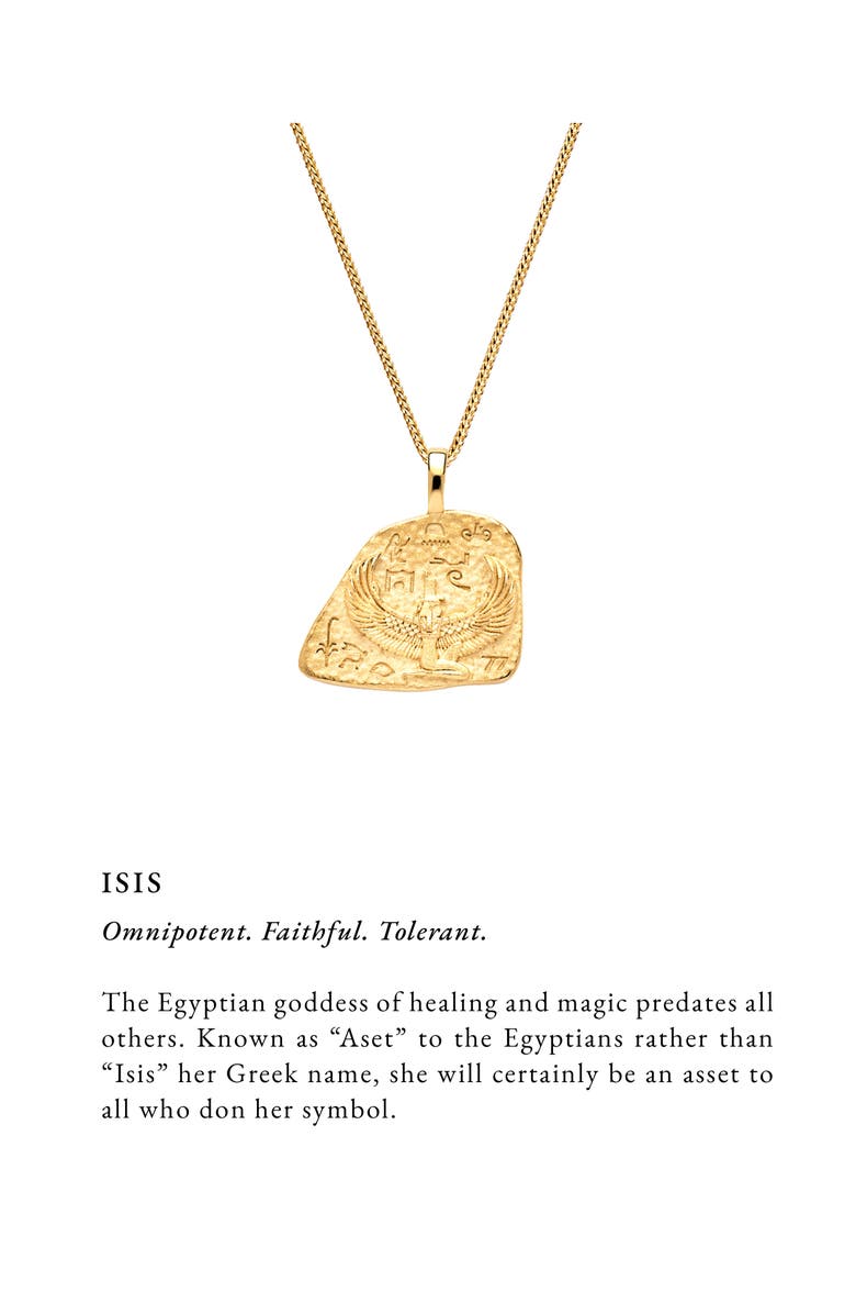 Awe Inspired Isis Pendant Necklace, Alternate, color,
