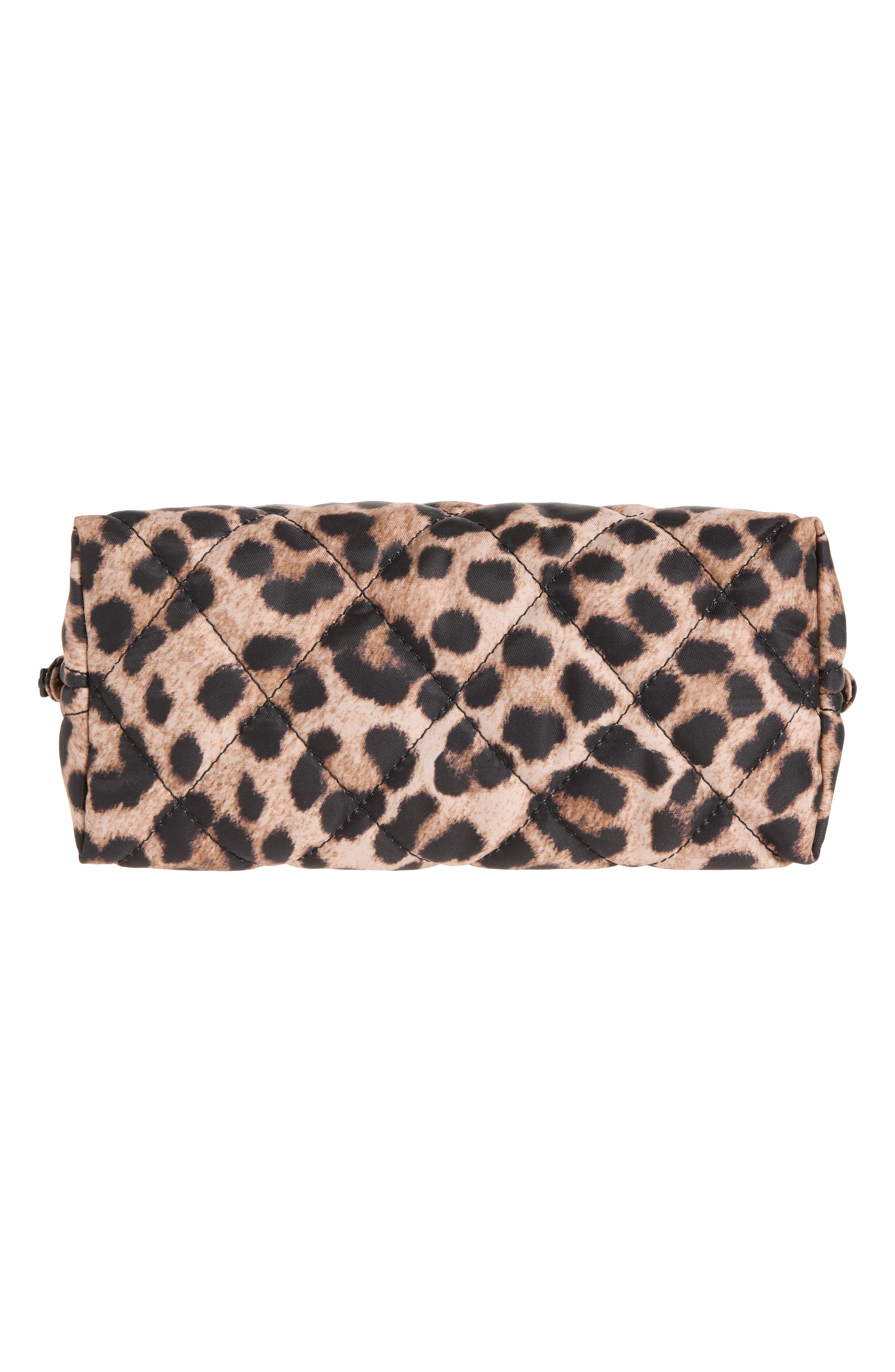 Georgette Leopard Print Cosmetic Pouch, Alternate, color, BRUSHED LEOPARD