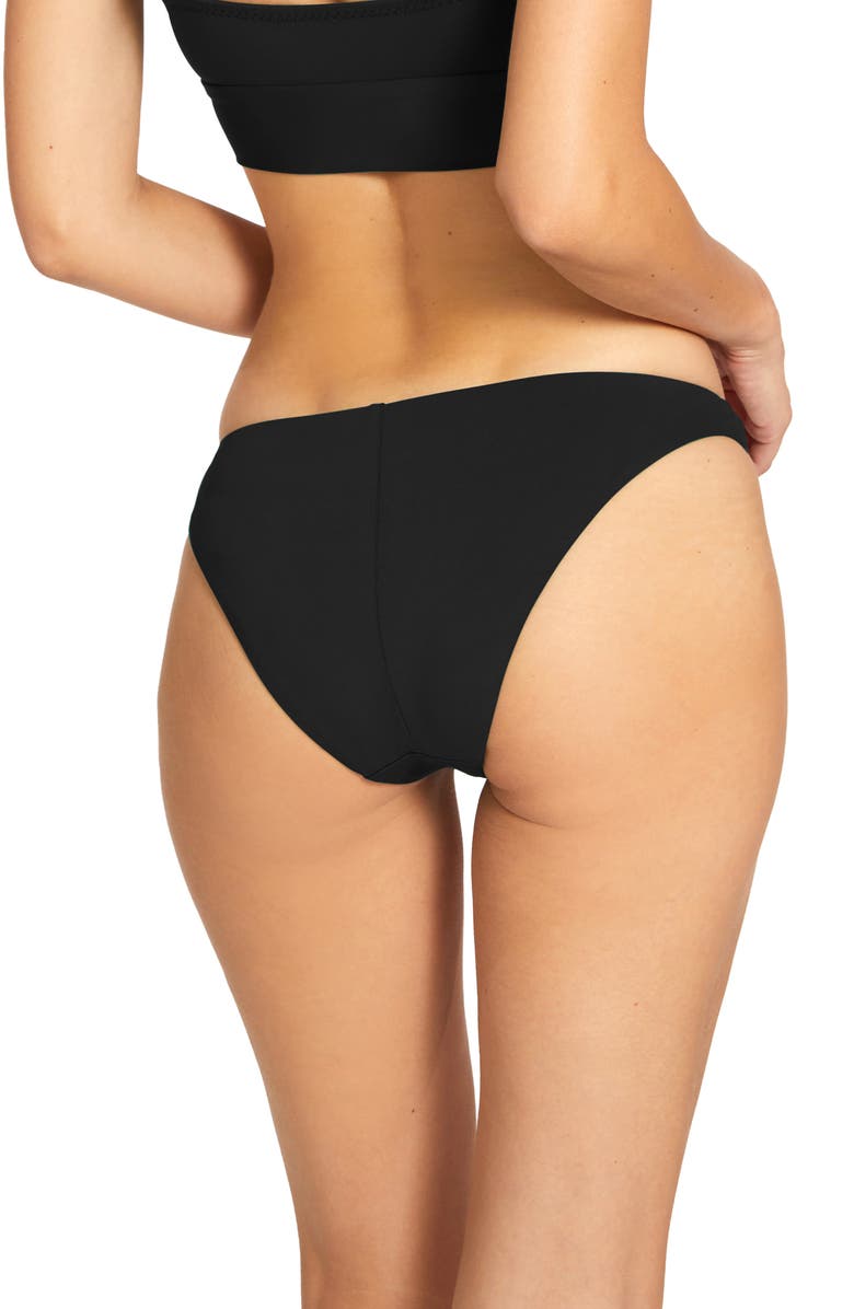 Robin Piccone Ava Bikini Bottoms, Alternate, color, Black
