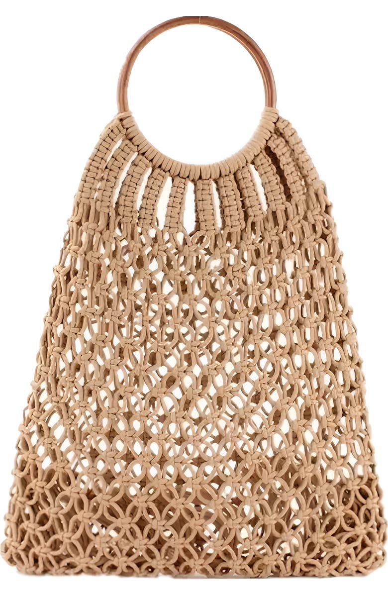 MacRae & Co. Macramé Tote Bag, Main, color,