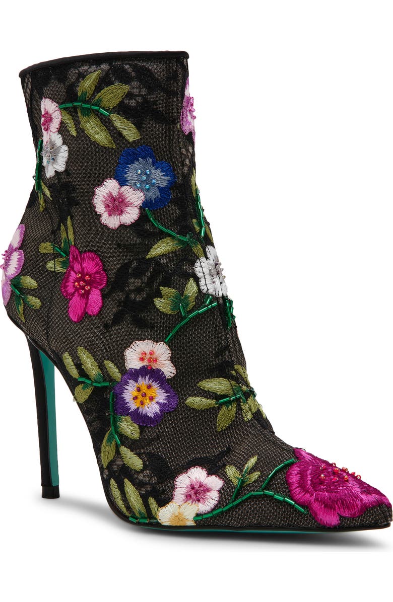 Betsey Johnson Knox Pointed Toe Bootie, Main, color,