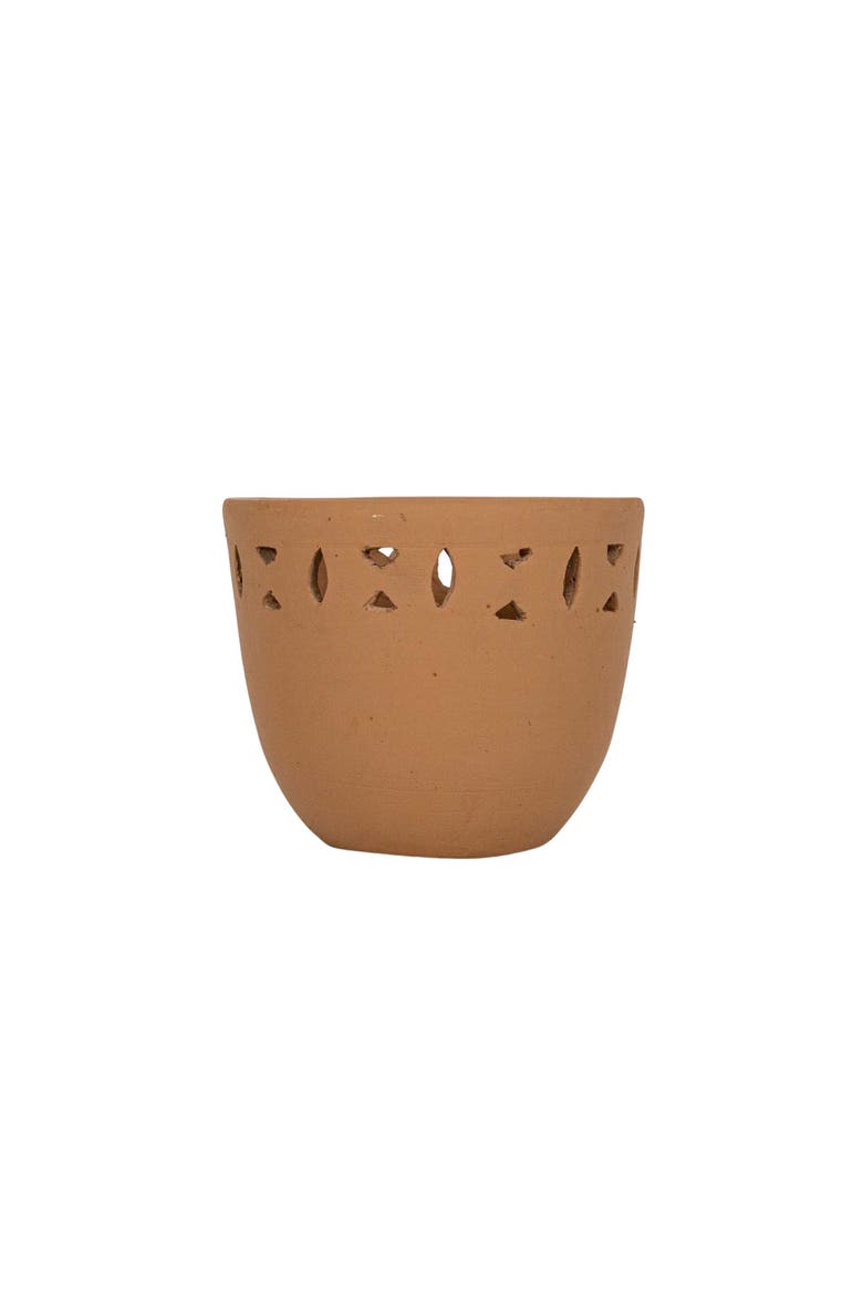 Southwest Cutout Planter Terracotta, Main, color, Orange