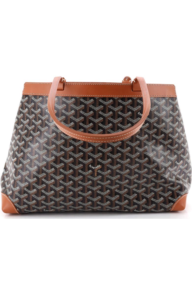 Pre-Owned Goyard Bellechasse Bag Coated Canvas PM, Alternate, color, Brown