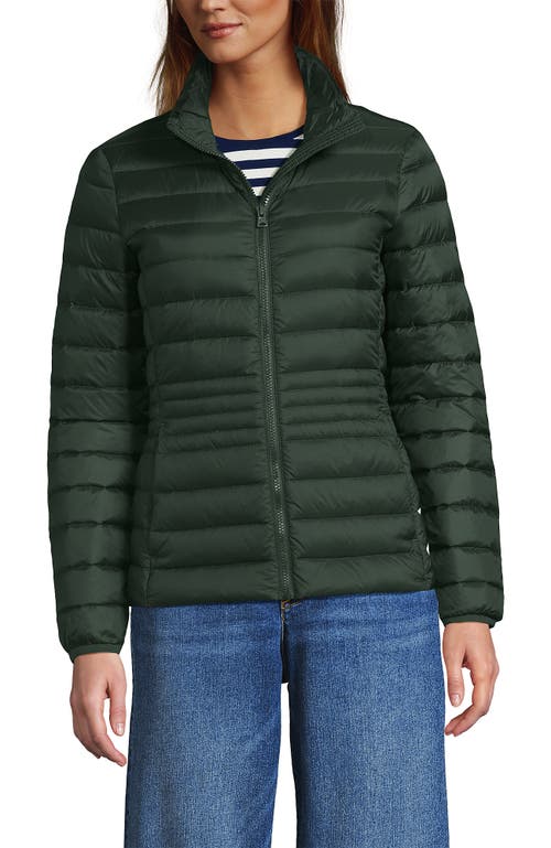 Lands' End Wanderweight Ultralight Packable Down Jacket In Black