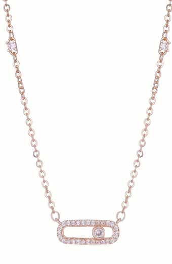 Cubic Zirconia Pendant Necklace