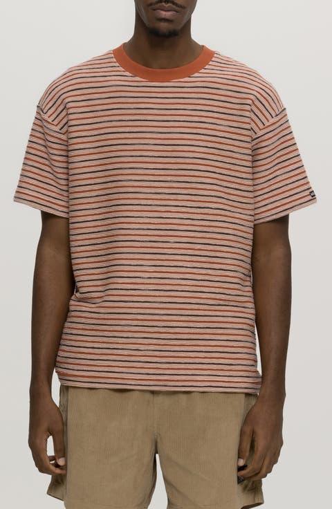 Dobby Days Oversize Stripe T-Shirt