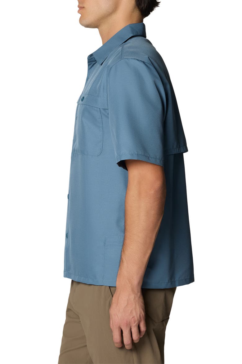 Sun Drift Cooling Short Sleeve Shirt, Alternate, color, ADRIATIC BLUE