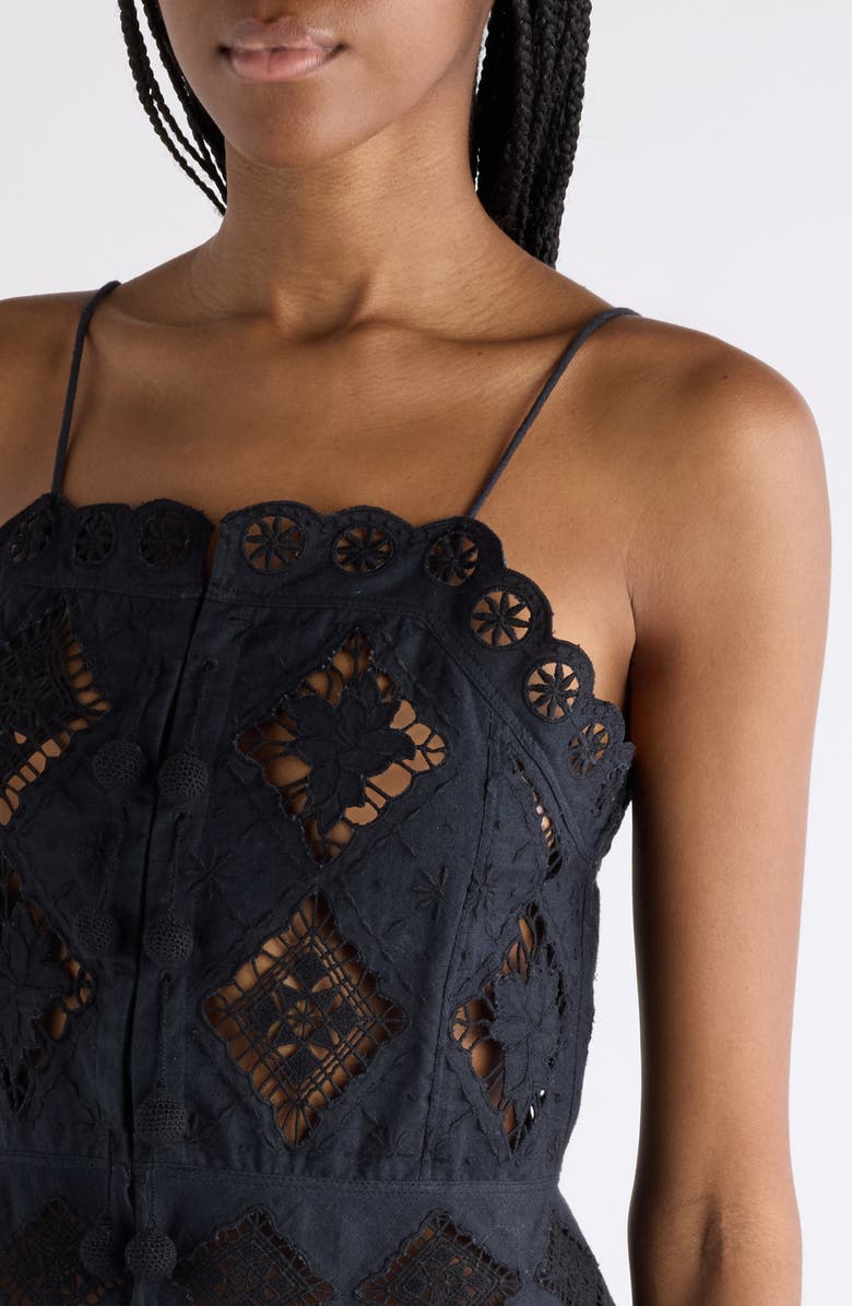 Isabel Marant Nelssy Tank, Alternate, color, Black