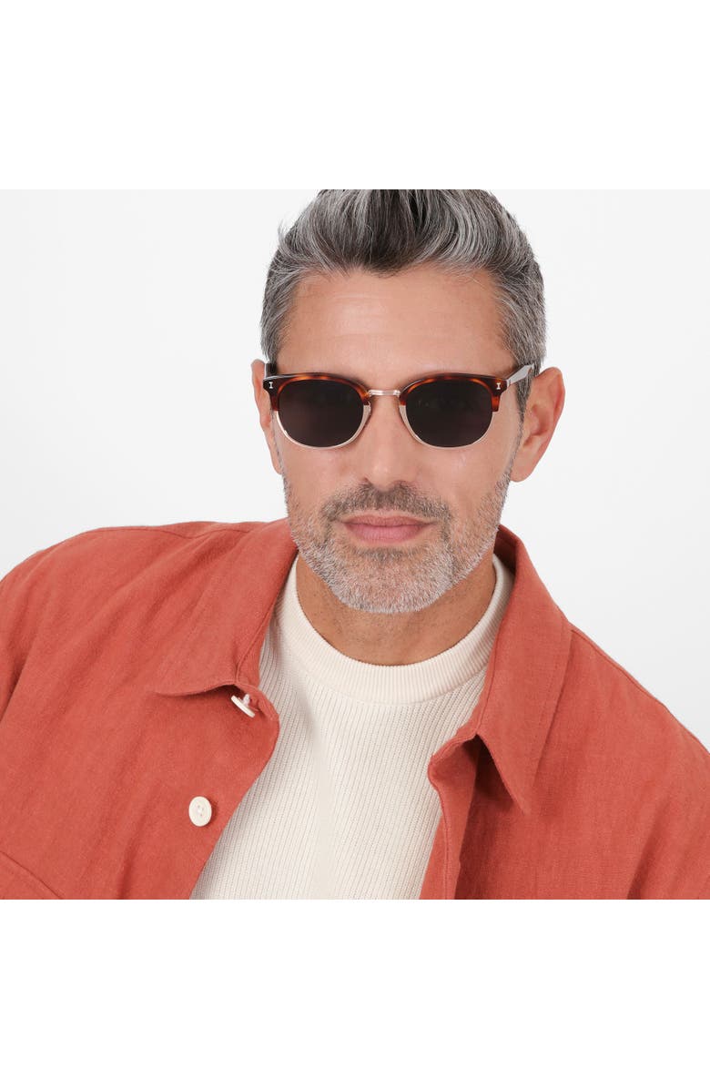 Illesteva Stockholm Sunglasses, Alternate, color, Black / Gold