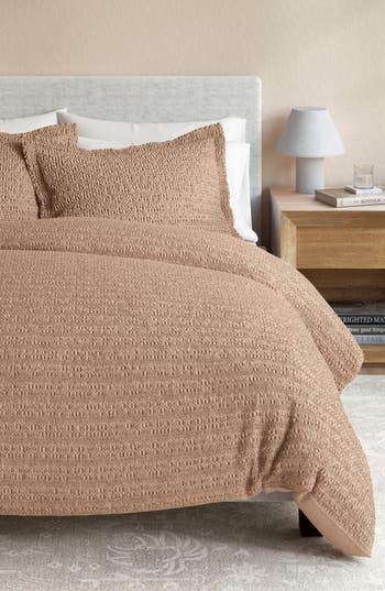 Woven & Weft Waffle Reversible Duvet & Sham Set