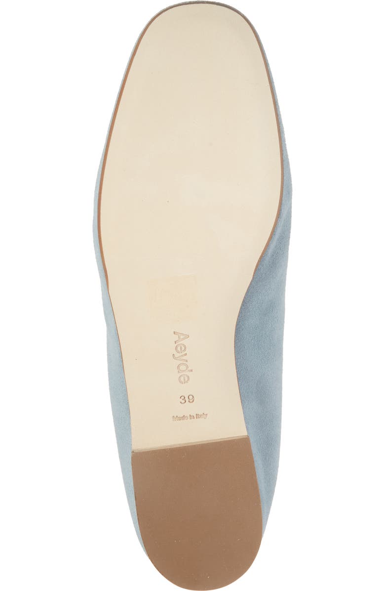 aeyde Tiby Ballet Flat, Alternate, color, Glass