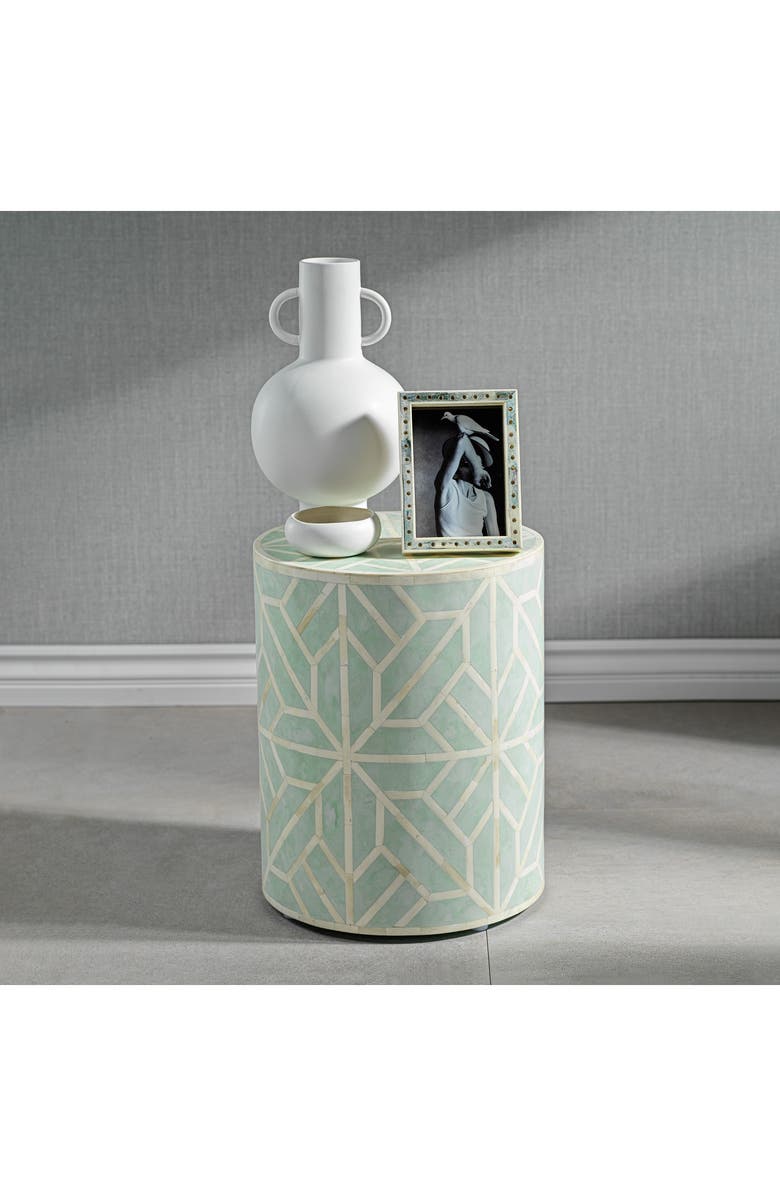 Zodax Avesta Stoneware Vase, Alternate, color, White