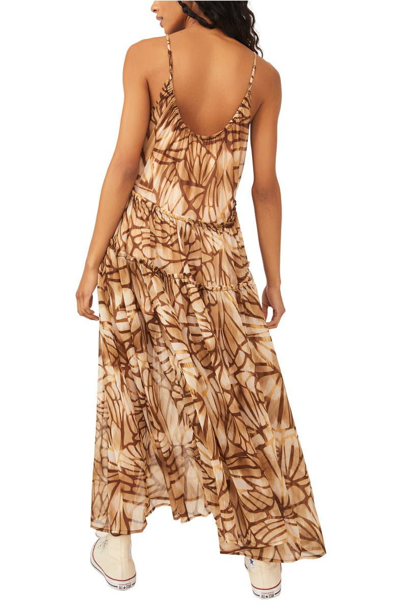 Free People Julianna Floral Maxi Dress, Alternate, color, 