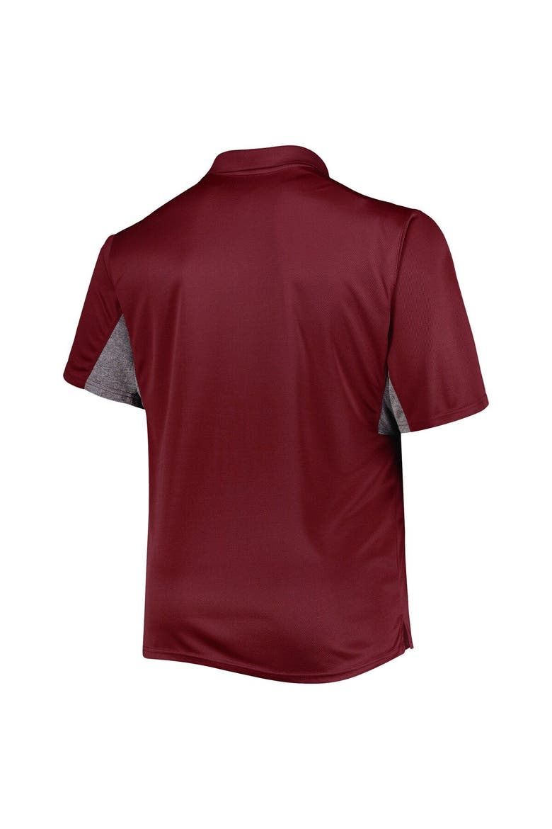 Men's Burgundy Washington Commanders Big & Tall Team Color Polo, Alternate, color, Burgundy