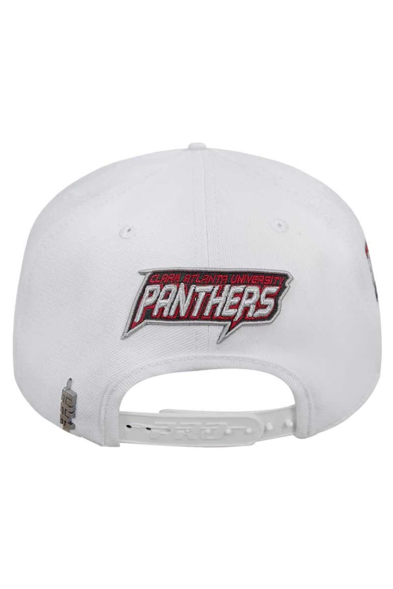 Men's Pro Standard White Clark Atlanta University Panthers Mascot Evergreen Wool Snapback Hat, Alternate, color, White