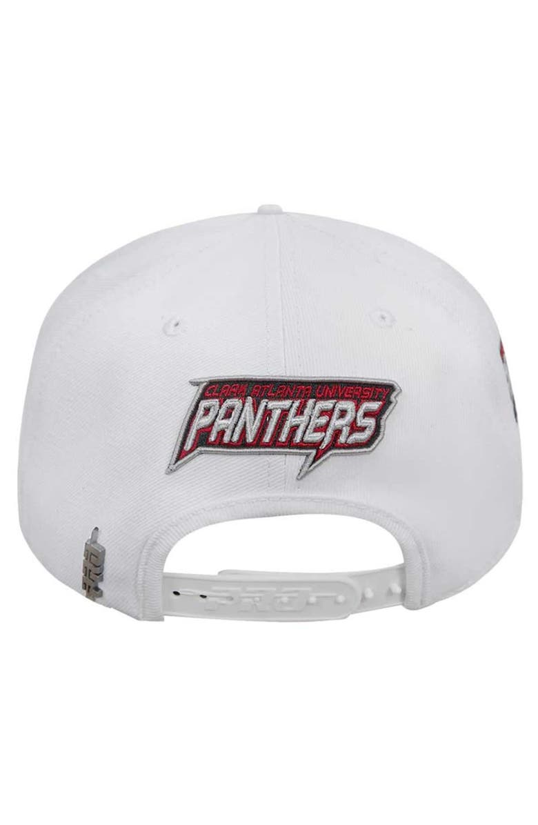 PRO STANDARD Men's Pro Standard White Clark Atlanta University Panthers Mascot Evergreen Wool Snapback Hat, Alternate, color, White