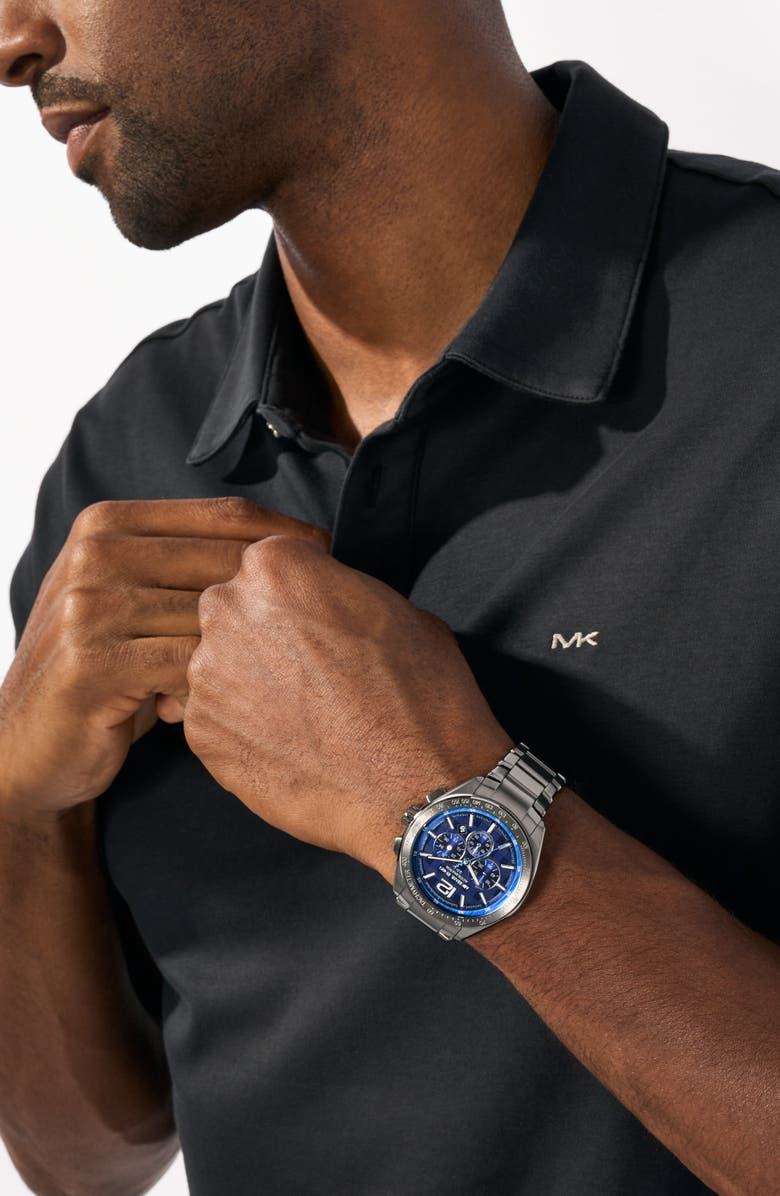 Michael Kors Accelerator 2.0 Chronograph Bracelet Watch, 44mm, Alternate, color, Gunmetal