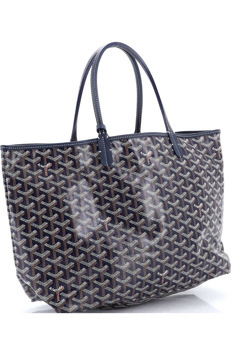Pre-Owned Goyard Saint Louis Tote Coated Canvas PM, Alternate, color, Blue