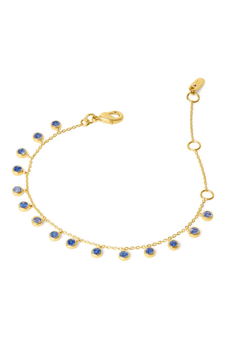 Orsay Charm Bracelet, Alternate, color, TANZANITE CZ