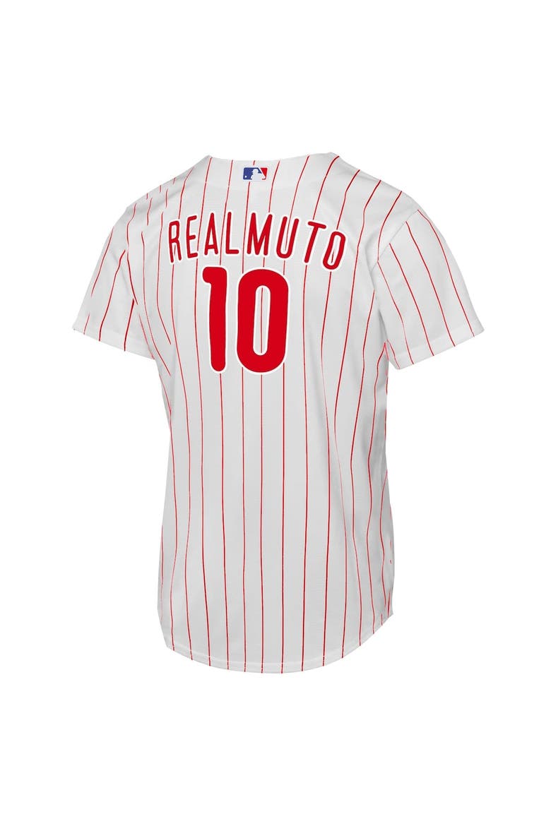 Youth Nike J.T. Realmuto White Philadelphia Phillies Home Replica Player Jersey, Alternate, color, White