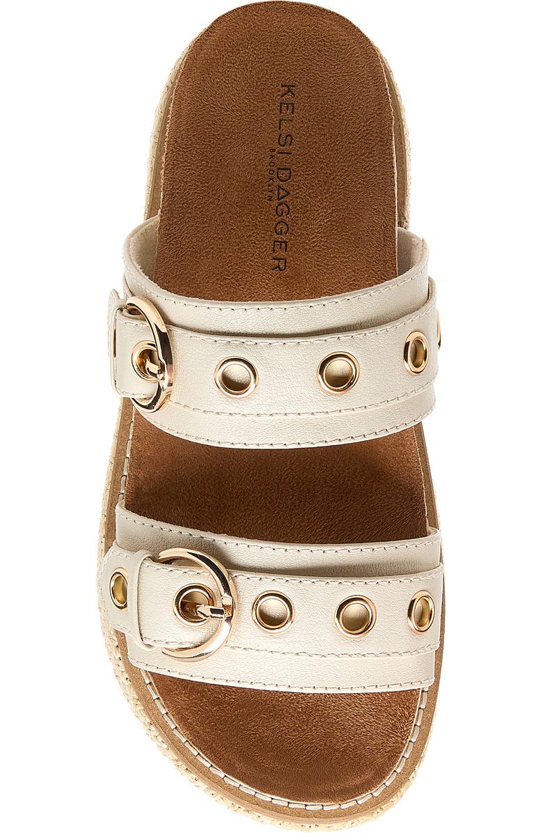 Kelsi Dagger Brooklyn Penny Platform Slide Sandal, Alternate, color, Salt