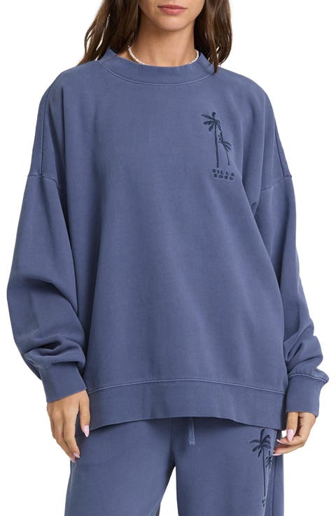 Tides Saltwashed Graphic Oversized Sweatshirt