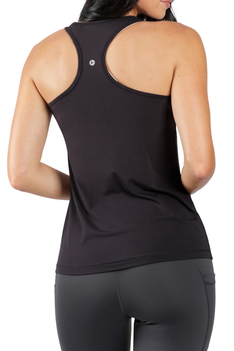 2-Pack Racerback Tank Tops, Alternate, color, HEATHER CHARCOAL/ BLACK