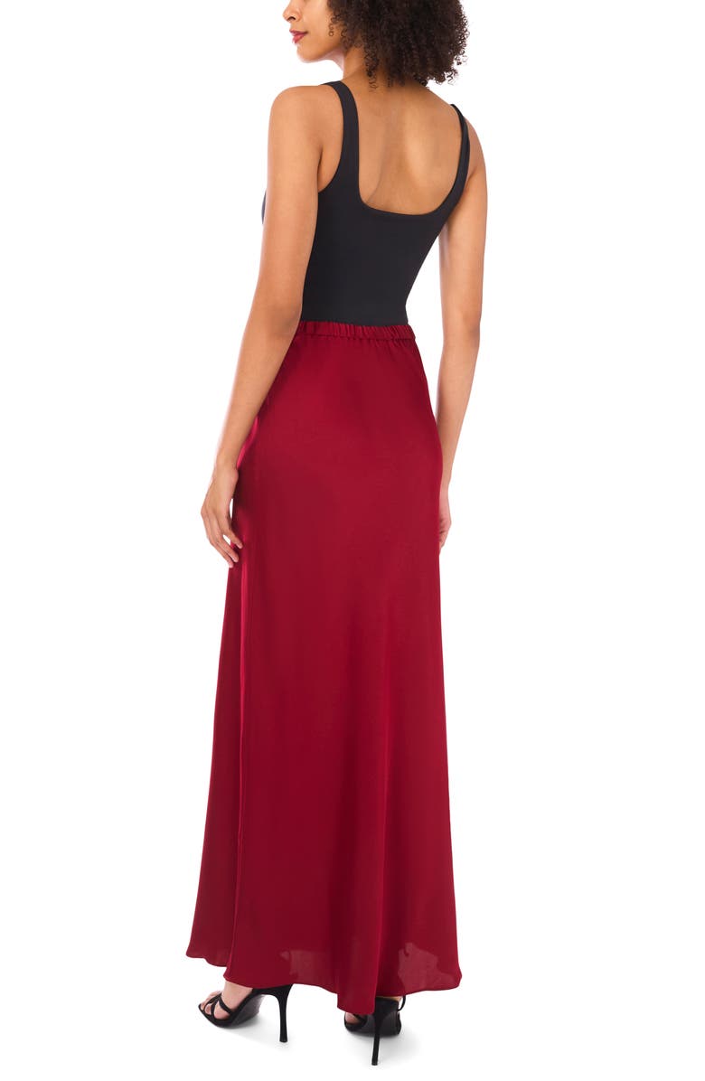 Parker Drawstring Maxi Skirt, Alternate, color, Passion Wine